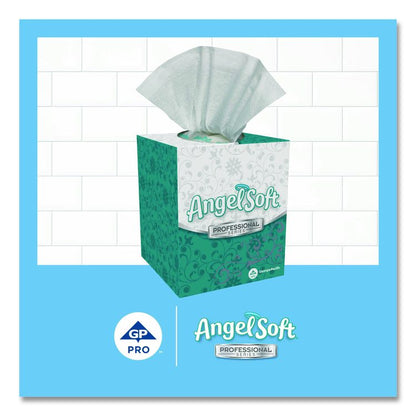 Angel Soft ps Premium Facial Tissue in Cube Box, 2-Ply, White, 96 Sheets/Box, 36 Boxes/Carton