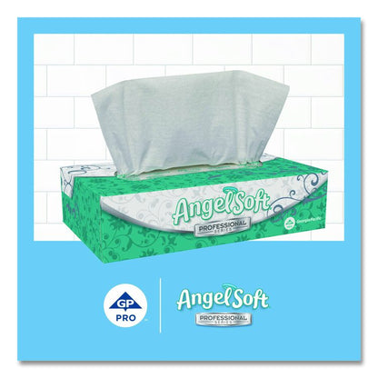 Angel Soft ps Premium Facial Tissues in Flat Box, 2-Ply, White, 100 Sheets/Box, 30 Boxes/Carton