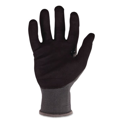 ProFlex 7043 ANSI A4 Nitrile Coated CR Gloves, EN388: 4X42D, 10" Long, X-Small (6), Gray, Pair