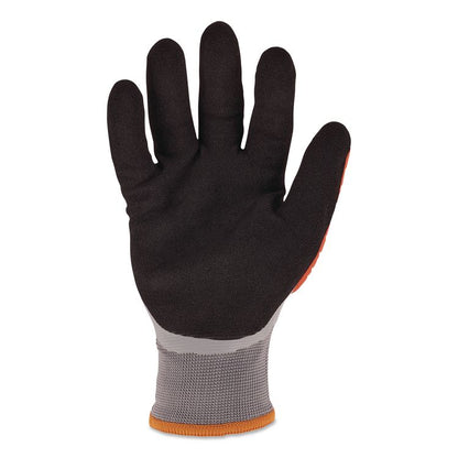 ProFlex 7521 Thermal Coated Impact-Resistant Gloves: EN 388: 2131X, 10" Long, Small (7), Gray, Pair