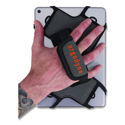Squids 5549 Tablet Holder with Detachable Shoulder Strap, Fits Devices 9" to 12", 10.5" x 0.5" x 10", Gray