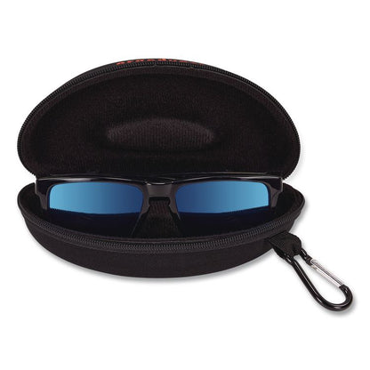 Skullerz 3226 Zippered Hard Case with Carabiner, 6.3" x 2.95" x 2.56", Black