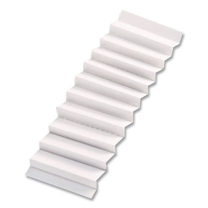 Blank Inserts For Hanging File Folders, Compatible with 42 Series Tabs, 1/5-Cut, White, 2" Wide, 100/Pack