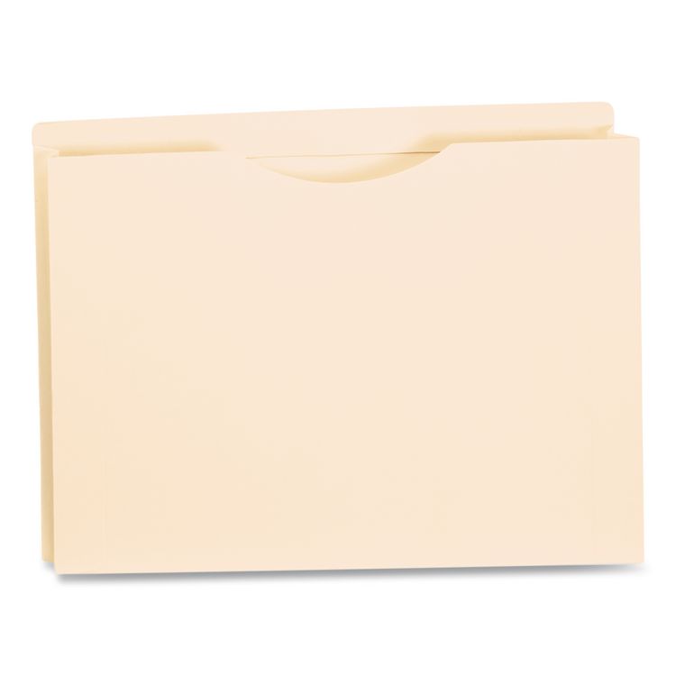 Manila Reinforced File Jackets, 2 Ply Straight Tab, Letter-Size, Manila, 50/Box