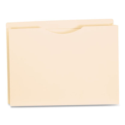 Manila Reinforced File Jackets, 2 Ply Straight Tab, Letter-Size, Manila, 50/Box