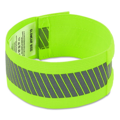 GloWear 8100 Hi-Vis Arm/Leg Band with Hook and Loop, Small/Medium, 2/Pack