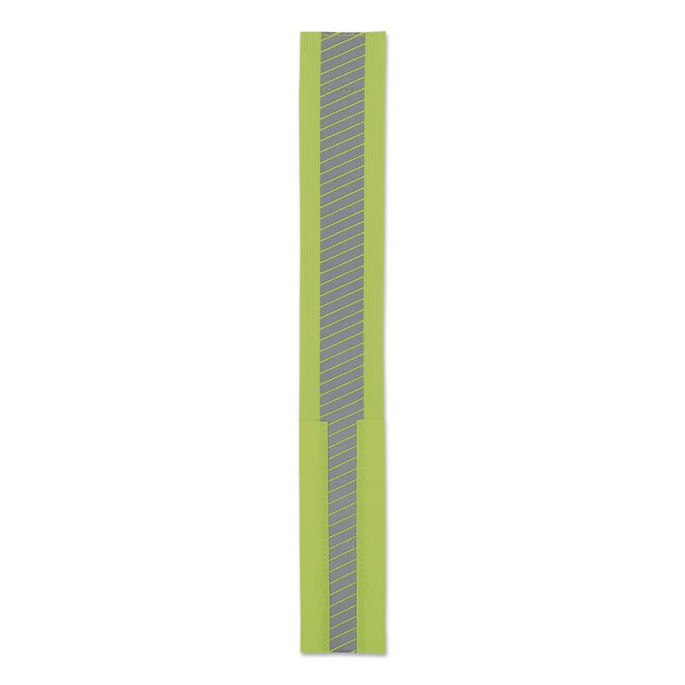 GloWear 8100 Hi-Vis Arm/Leg Band with Hook and Loop, Large/X-Large, Lime, 2/Pack