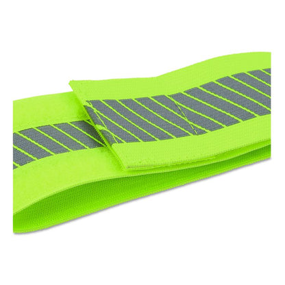 GloWear 8100 Hi-Vis Arm/Leg Band with Hook and Loop, Large/X-Large, Lime, 2/Pack
