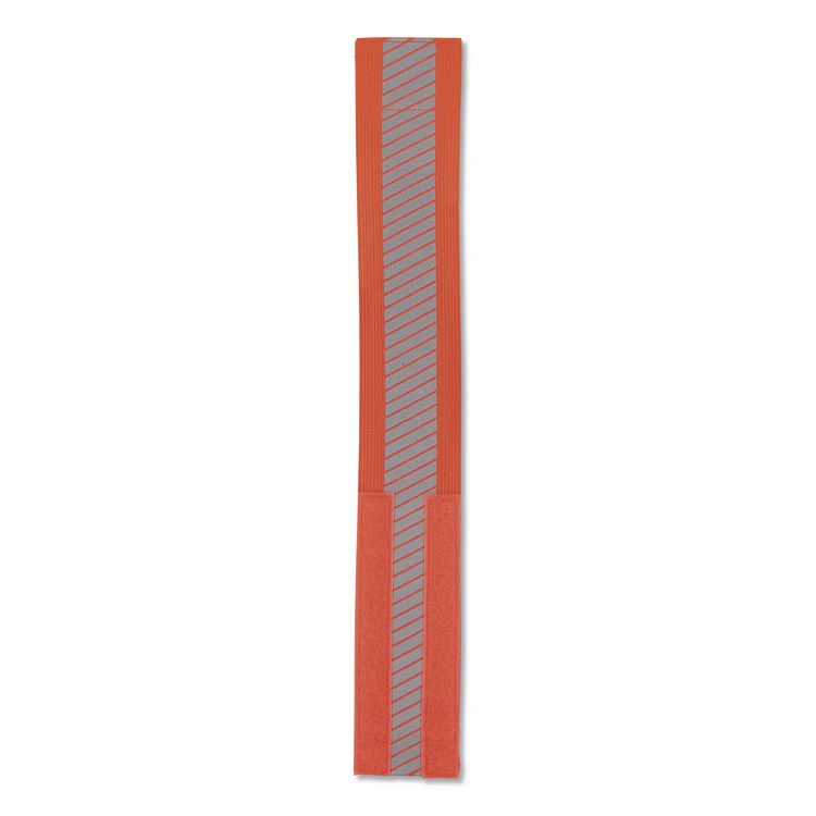 GloWear 8100 Hi-Vis Arm/Leg Band with Hook and Loop, Small/Medium, Orange, 2/Pack