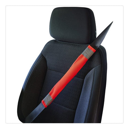 GloWear 8105 Hi-Vis Seat Belt Cover, 2.17" x 16.54", Orange