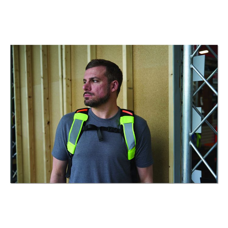 GloWear 8106 Hi-Vis Strap Cover, Lime