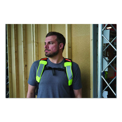 GloWear 8106 Hi-Vis Strap Cover, Lime