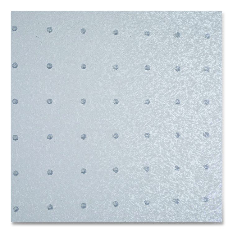 Studded Chair Mat for Flat to Low Pile Carpeted Floors, Rectangular, Beveled Edges, 46" x 60", Clear