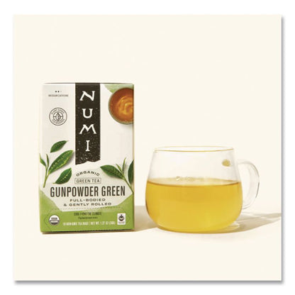 Organic Teas and Teasans, 1.27 oz Filterbag, Gunpowder Green, 18/Box
