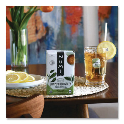 Organic Teas and Teasans, 1.27 oz Filterbag, Gunpowder Green, 18/Box