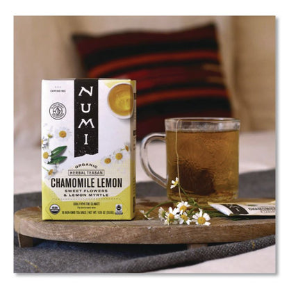 Organic Teas and Teasans, 1.8 oz Filterbag, Chamomile Lemon, 18/Box