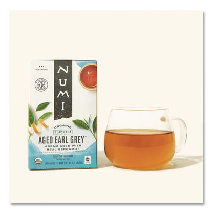 Organic Teas and Teasans, 1.27 oz Filterbag, Aged Earl Grey, 18/Box