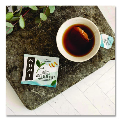 Organic Teas and Teasans, 1.27 oz Filterbag, Aged Earl Grey, 18/Box