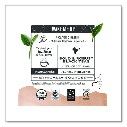 Organic Teas and Teasans, 1.4 oz Filterbag, Breakfast Blend, 18/Box