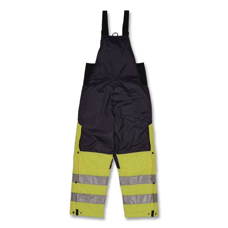 N-Ferno 6479 Hi-Vis Freezer Bib Overalls, 4X-Large, Lime