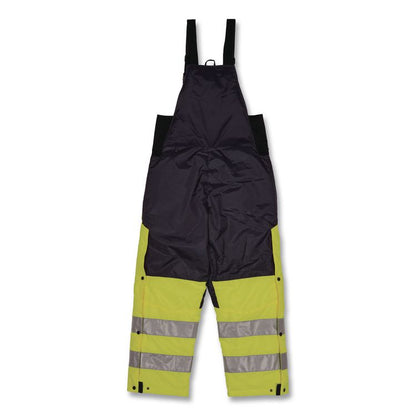 N-Ferno 6479 Hi-Vis Freezer Bib Overalls, 4X-Large, Lime