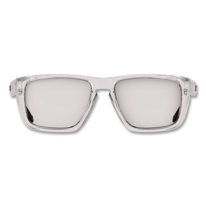 Skullerz SIXTEN Anti-Scratch Enhanced Anti-Fog Safety Glasses with Side Shields, Clear Full Frame, Clear Dual Lens
