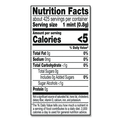 Sugar-Free Cool Mints, Coolmint, 1.5 oz Tin, 8 Tins/Carton
