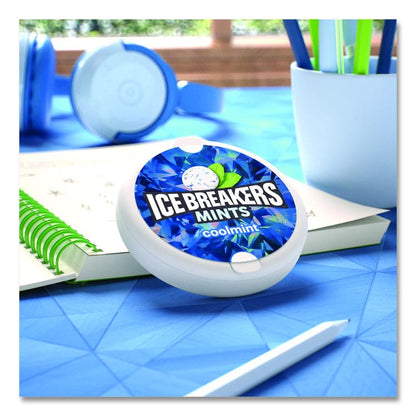 Sugar-Free Cool Mints, Coolmint, 1.5 oz Tin, 8 Tins/Carton