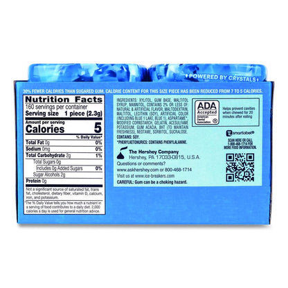 Ice Cubes Peppermint Sugar-Free Gum, Peppermint, 40 Cubes/Bottle, 4 Bottles/Carton