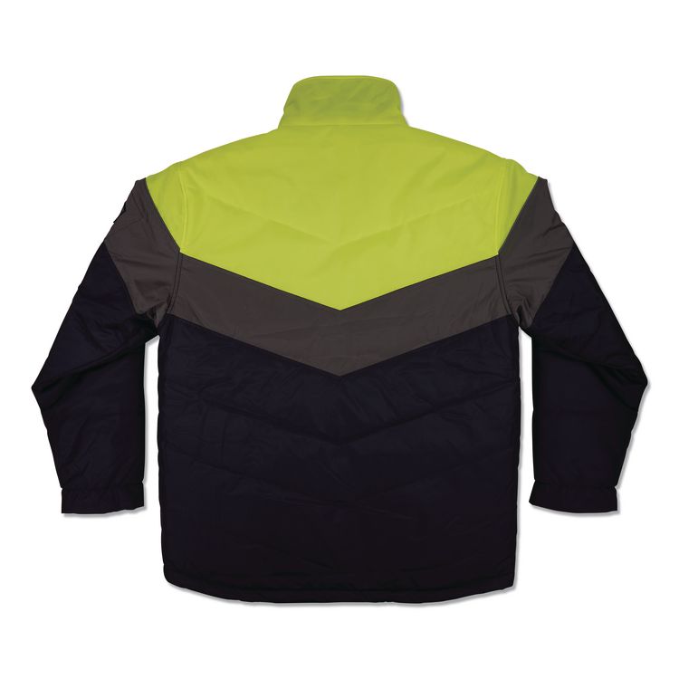 N-Ferno 6464 Insulated Freezer Jacket with AmpliFIRE Heat Reflective Lining, 5X-Large, Navy