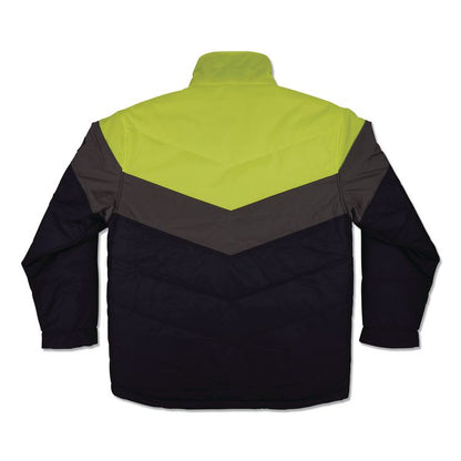 N-Ferno 6464 Insulated Freezer Jacket with AmpliFIRE Heat Reflective Lining, 5X-Large, Navy