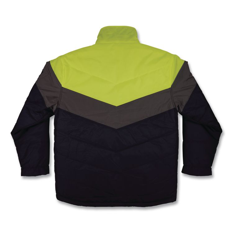 N-Ferno 6464 Insulated Freezer Jacket with AmpliFIRE Heat Reflective Lining, 3X-Large, Navy
