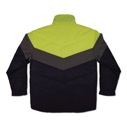 N-Ferno 6464 Insulated Freezer Jacket with AmpliFIRE Heat Reflective Lining, 4X-Large, Navy