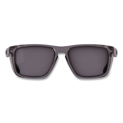 Skullerz SIXTEN Anti-Scratch Enhanced Anti-Fog Safety Glasses with Side Shields, Smoke Full Frame, Smoke Dual Lens
