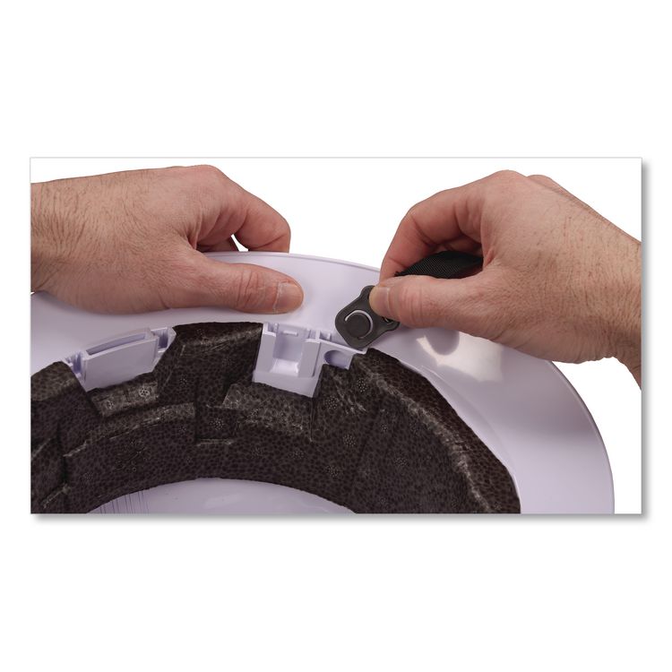 Skullerz 8901 Replacement Chin Strap for Type 2 Full Brim Safety Helmet, Black