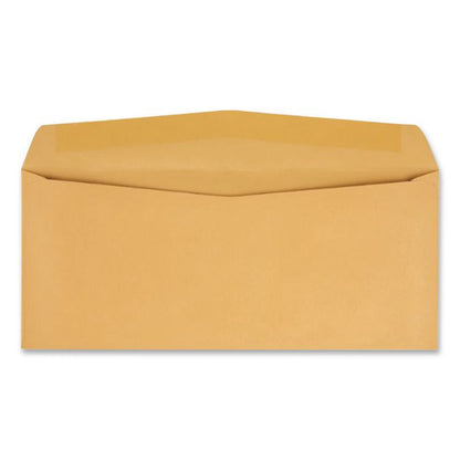 Kraft Envelope, #11, Commercial Flap, Gummed Closure, 4.5 x 10.38, Brown Kraft, 500/Box