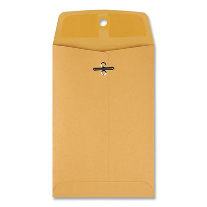 Clasp Envelope, 28 lb Bond Weight Kraft, #35, Square Flap, Clasp/Gummed Closure, 5 x 7.5, Brown Kraft, 100/Box