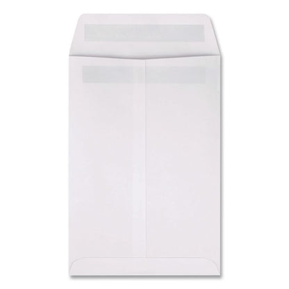 Redi-Seal Catalog Envelope, #1, Cheese Blade Flap, Redi-Seal Adhesive Closure, 6 x 9, White, 100/Box