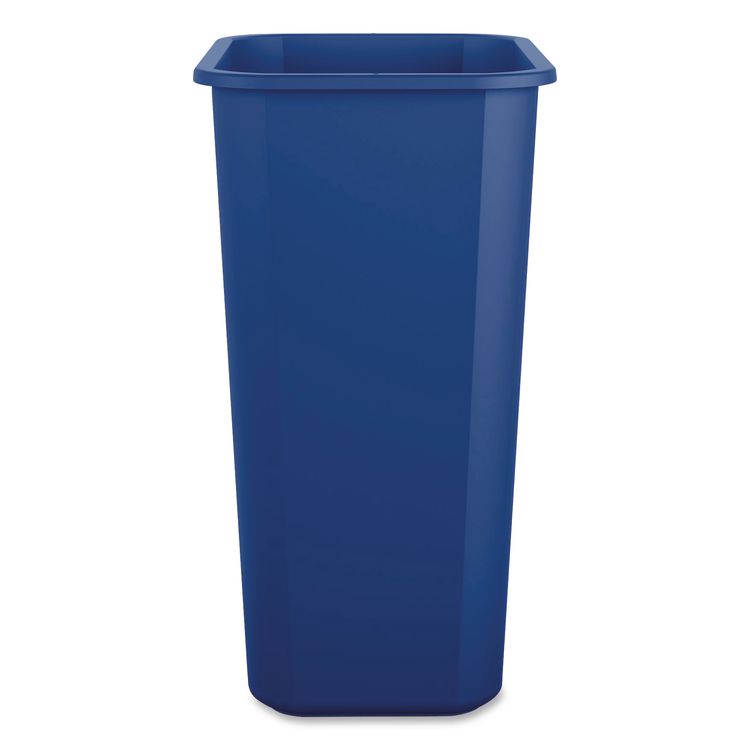 Recycling Container, 10 gal, Polypropylene, Blue