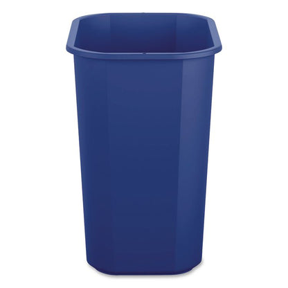 Deskside Recycling Bin, 3 gal, Polypropylene, Blue