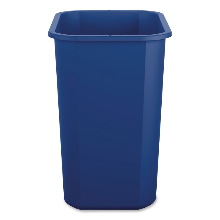 Recycling Container, 7 gal, Polypropylene, Blue