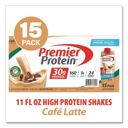 Cafe Latte Shake, 11 oz Bottle, 15/Carton