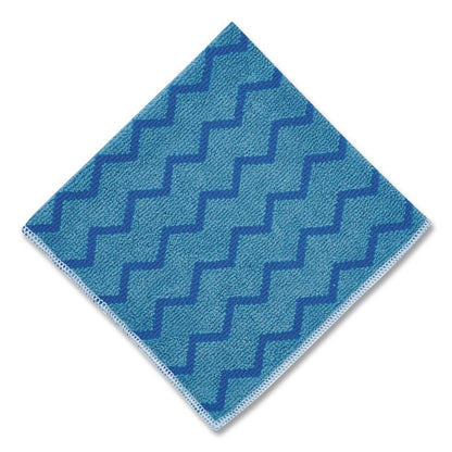 HYGEN Microfiber Cleaning Cloths, 16 x 16, Blue, 12/Carton