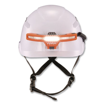Skullerz 8886 Wide Beam Headlamp with Hard Hat Mount and Rechargeable Power Bank