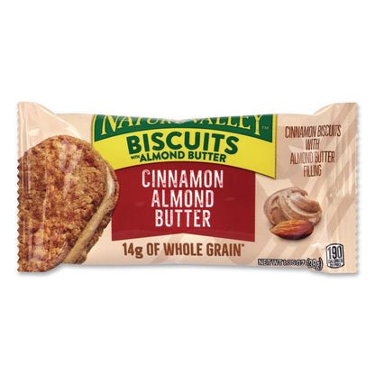 Biscuits, Cinnamon with Almond Butter, 1.35 oz Pouch, 30/Carton