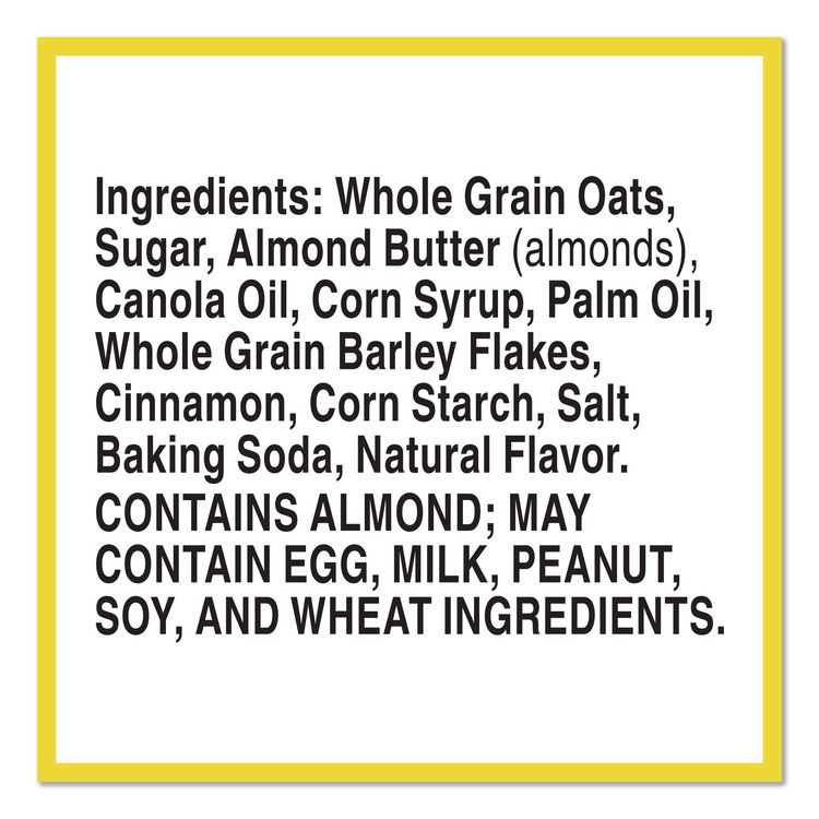 Biscuits, Cinnamon with Almond Butter, 1.35 oz Pouch, 30/Carton