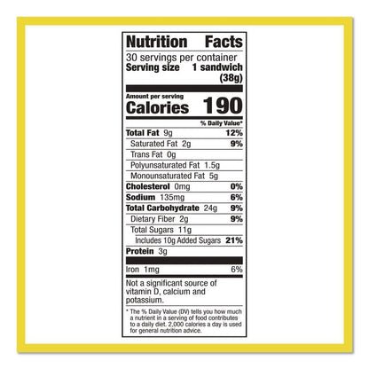 Biscuits, Cinnamon with Almond Butter, 1.35 oz Pouch, 30/Carton