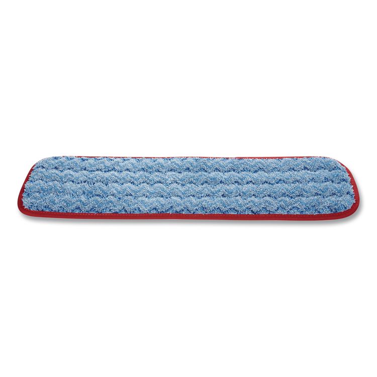 Microfiber Wet Mopping Pad, 18.5" x 5.5" x 0.5", Red