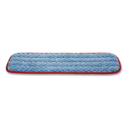 Microfiber Wet Mopping Pad, 18.5" x 5.5" x 0.5", Red