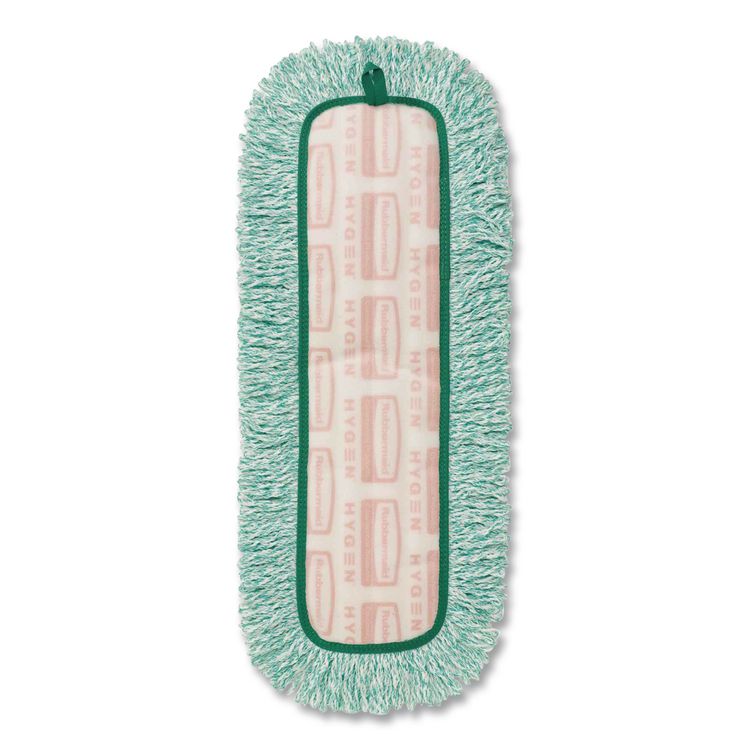 Dust Pad with Fringe, Microfiber, 18" Long, Green